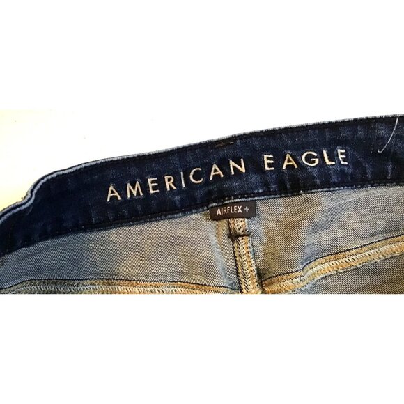 AMERICAN EAGLE- AIRFLEX+ DARK WASH STRAIGHT LEG MEN'S JEANS SIZE 34X32 - Picture 4 of 9